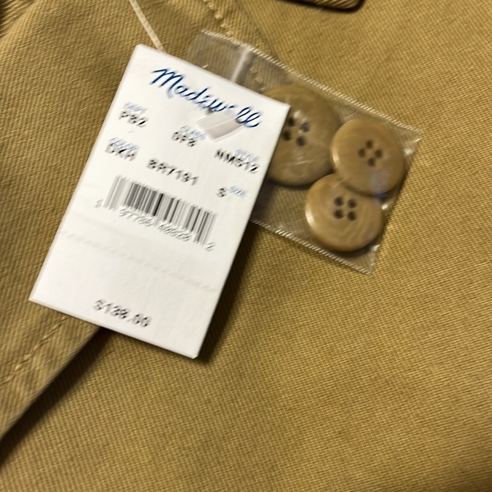 Madewell Sasha Chino Crossover Blazer/Jacket Sz S NWT - Picture 6 of 8